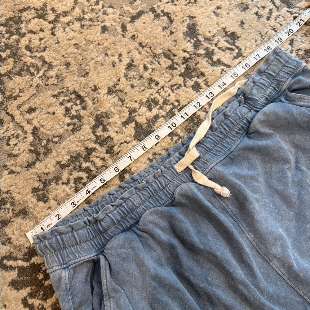 Aerie Blue Wide Leg Sweatpants Womens Plus Size XL Baggy Loungewear Casual Cozy - Picture 8 of 8